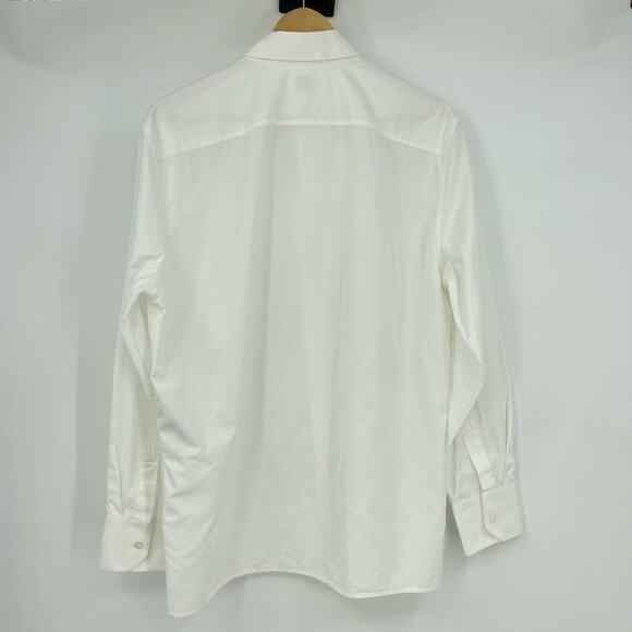 Saint Laurent | NWT Men's Cotton Poplin Shirt in White Size 39 / M / 15.5 Neck - Picture 3 of 15